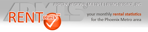 Greater Phoenix rental home statistics also relating to Phoenix residential home sales.