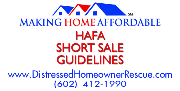 We are Phoenix realtors providing Arizona homeowners with changes to HAFA short sale guidelines.